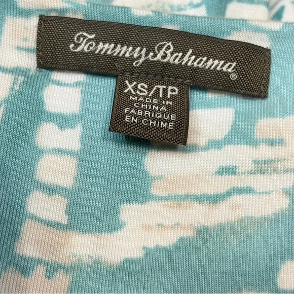 ❌SOLD❌TOMMY BAHAMA Ogee Stones V-Neck Cap Sleeves Maxi Dress, XS - Picture 10 of 13